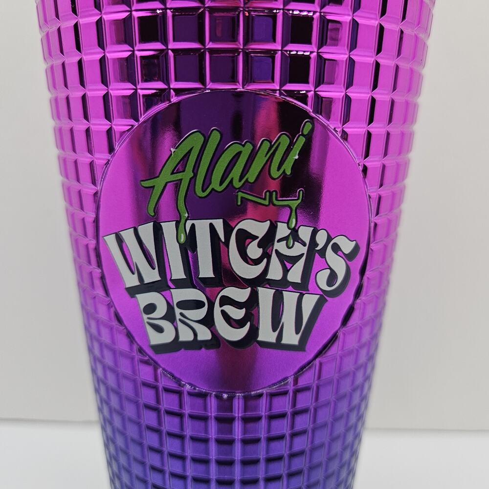 Alani Nu Witch's Brew Purple Tumbler Cup Halloween Straw Cup HTF - Picture 2 of 5